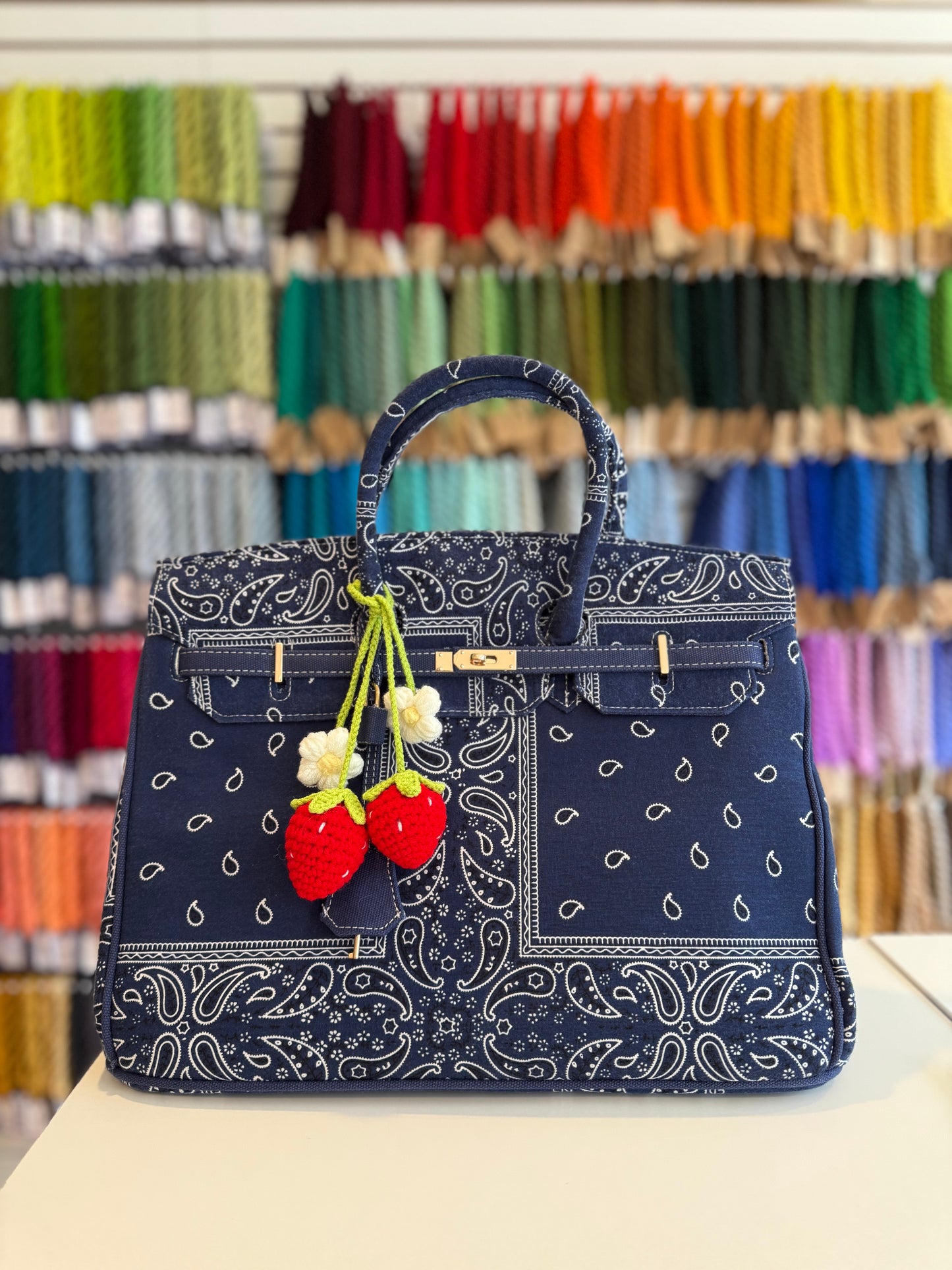 The Designer Signature Tote - Cowboy Blue
