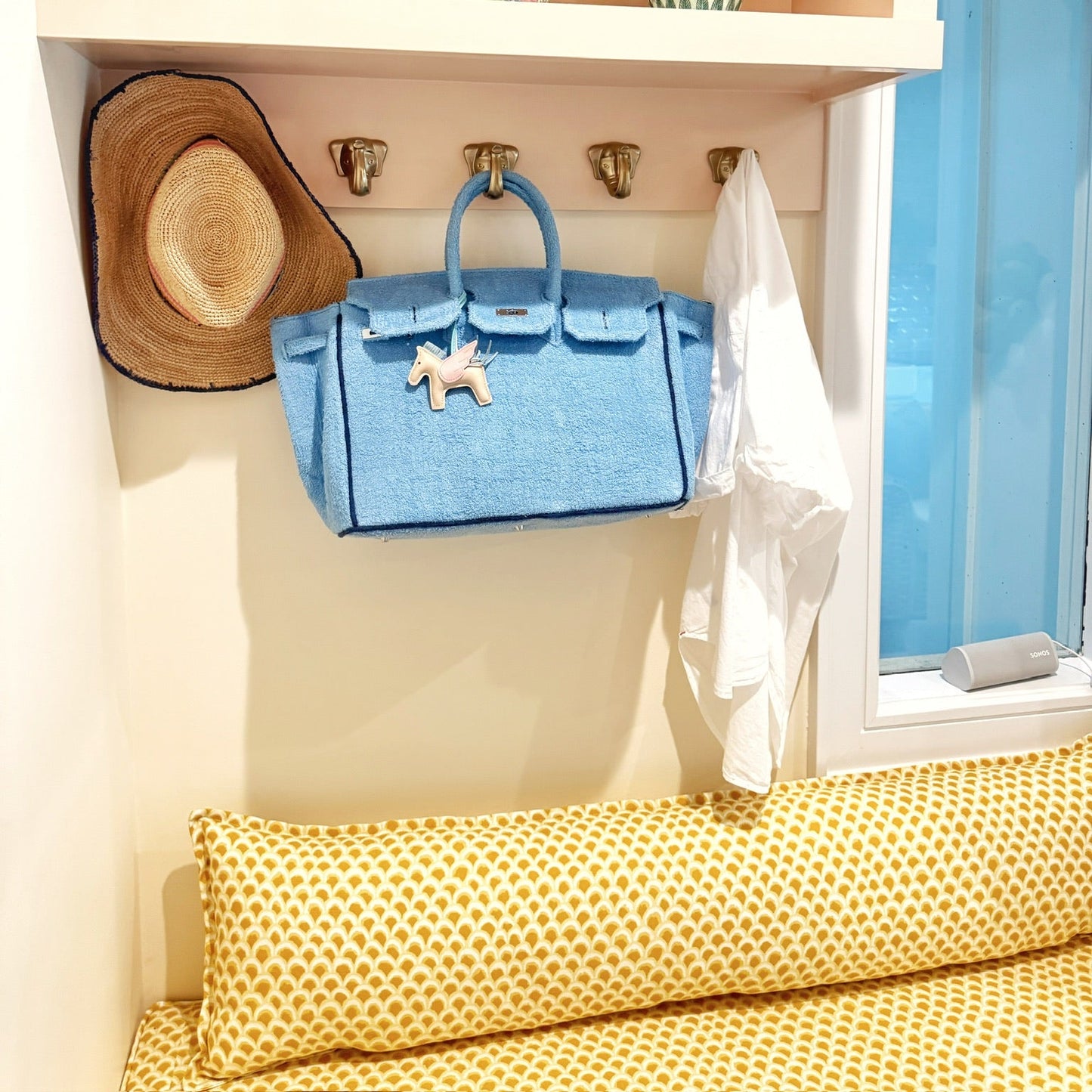 Le Stitch Cabana Tote - Blue Crush