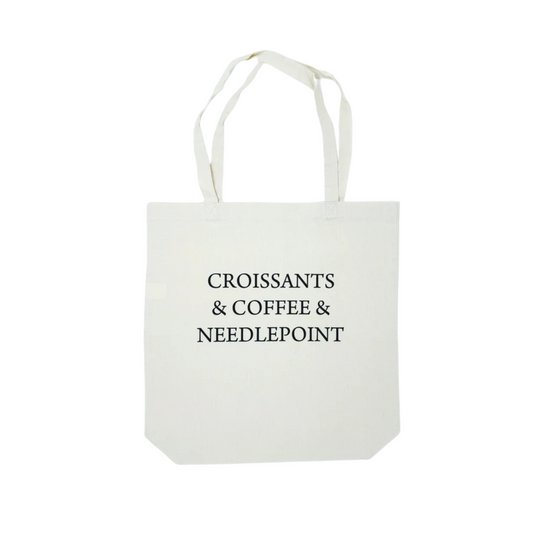 This & That Tote - Croissants & Coffee & NDLPT