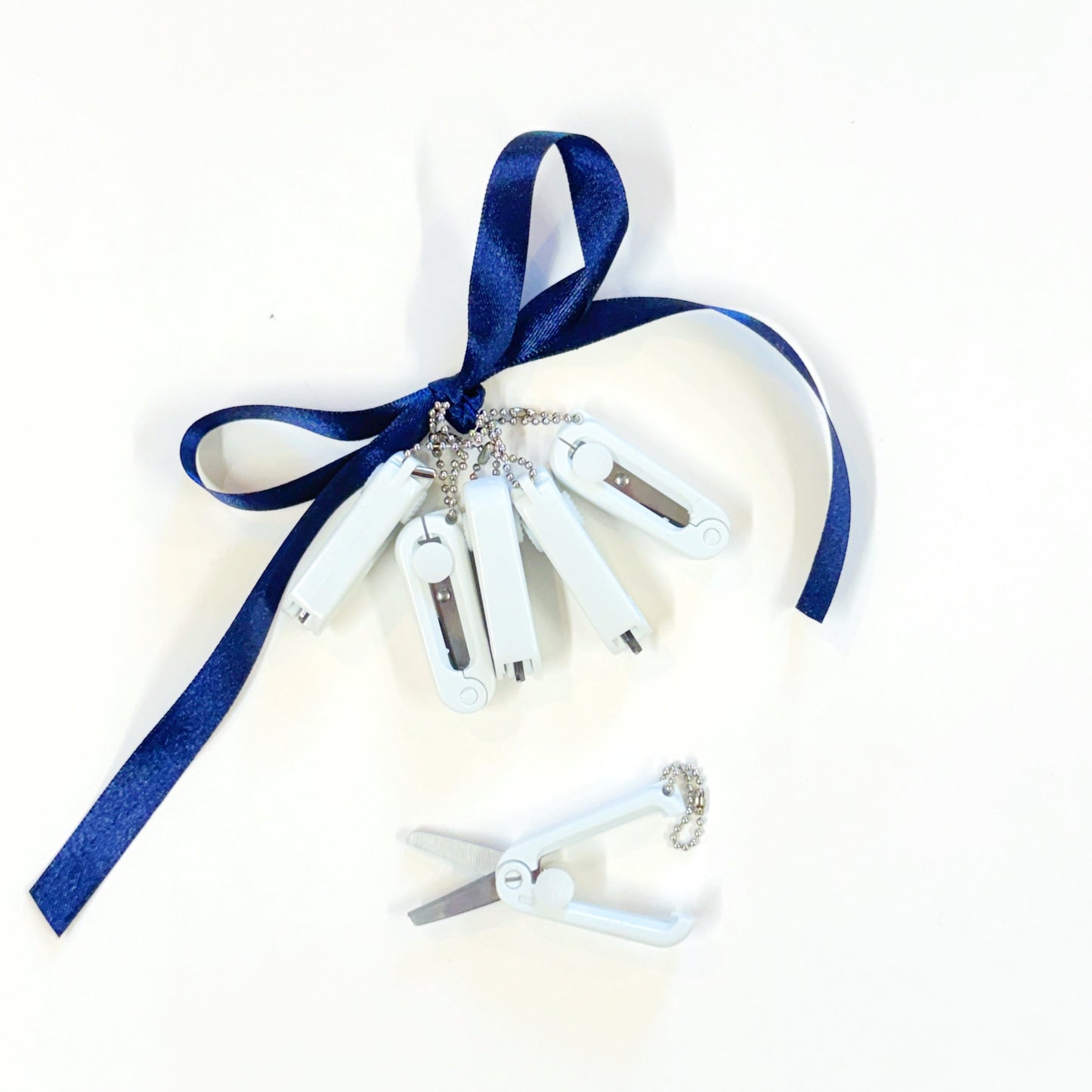 Mini Folding Scissors - white