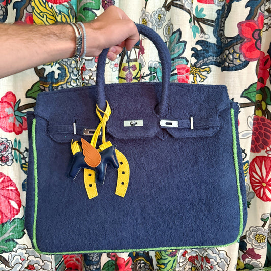 Le Stitch Cabana Tote - Varsity Blues