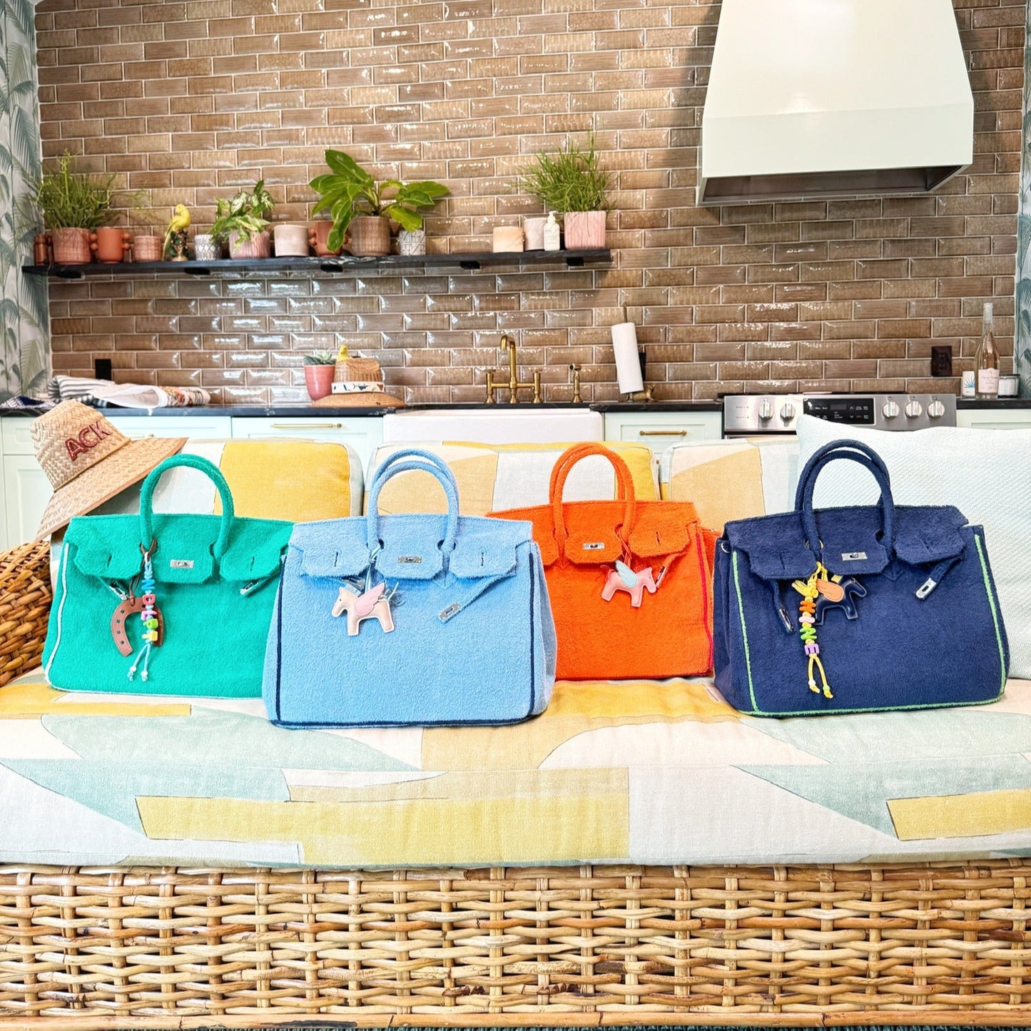 Le Stitch Cabana Tote - Blue Crush