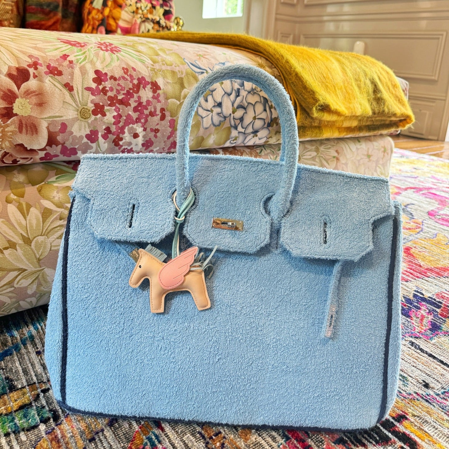 Le Stitch Cabana Tote - Blue Crush